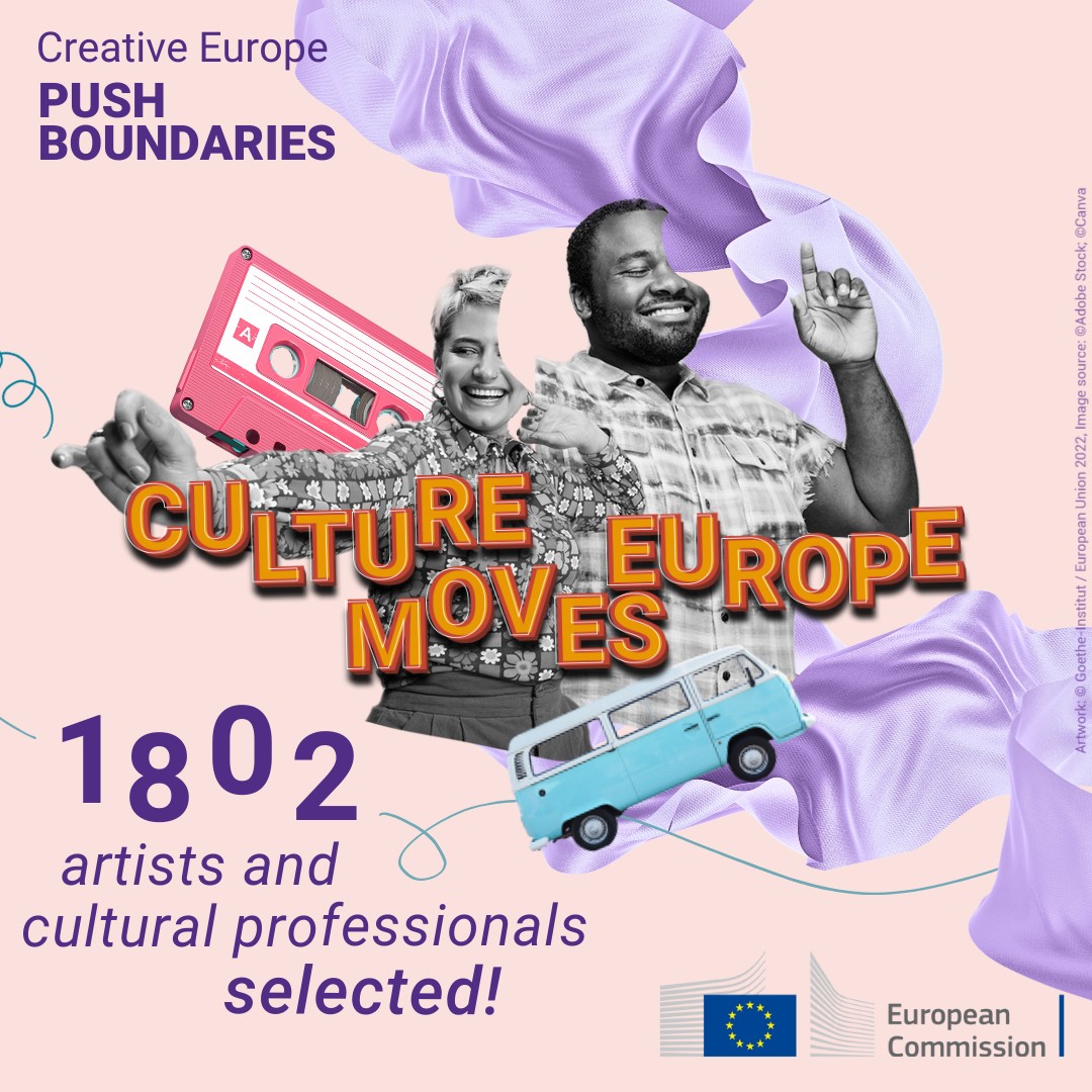 Pirmojo „Culture Moves Europe“ etapo rezultatai