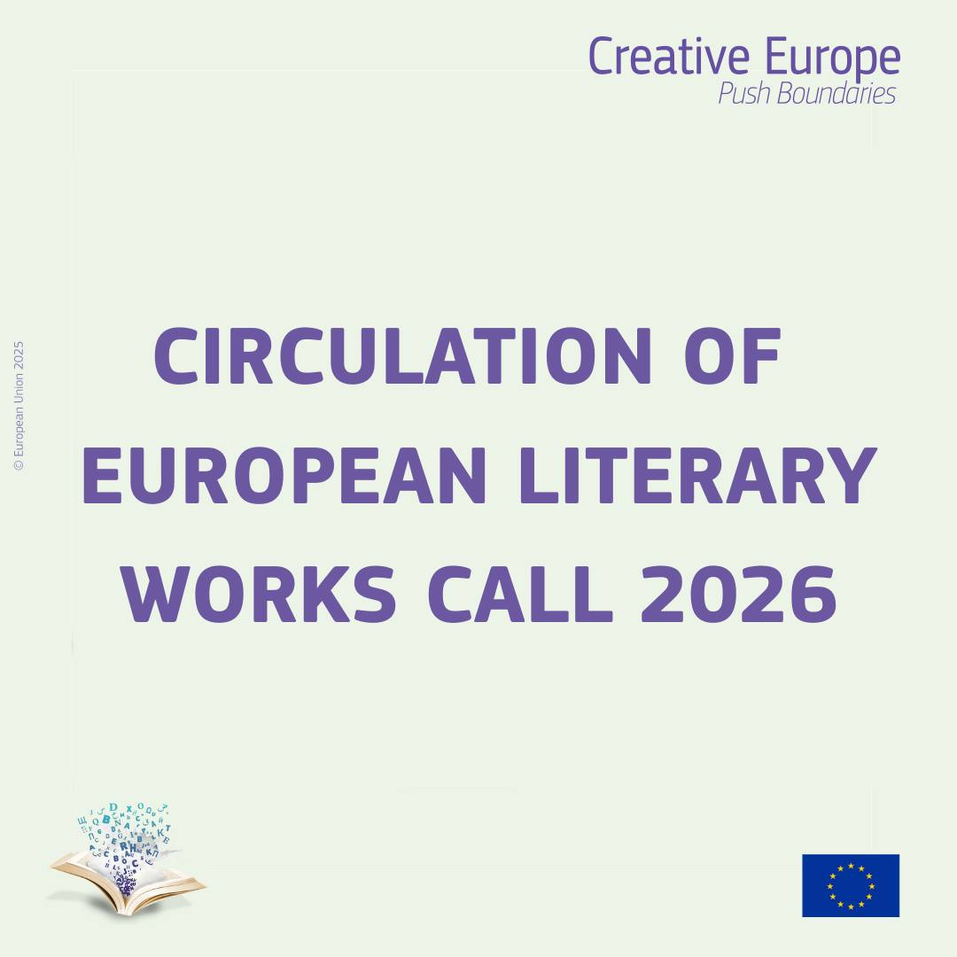 Paskelbtas Europos grožinės literatūros sklaidos kvietimas