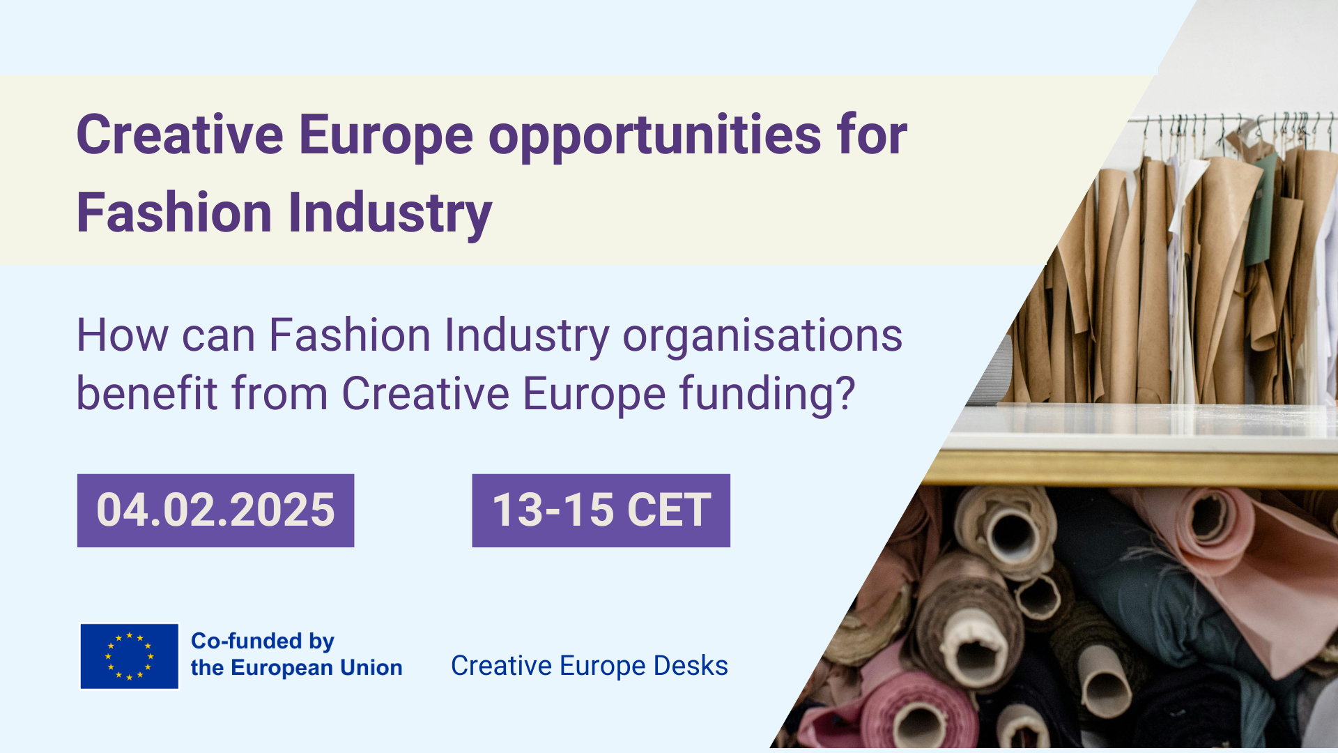 Vebinaras „Creative Europe opportunities for the Fashion Industry“