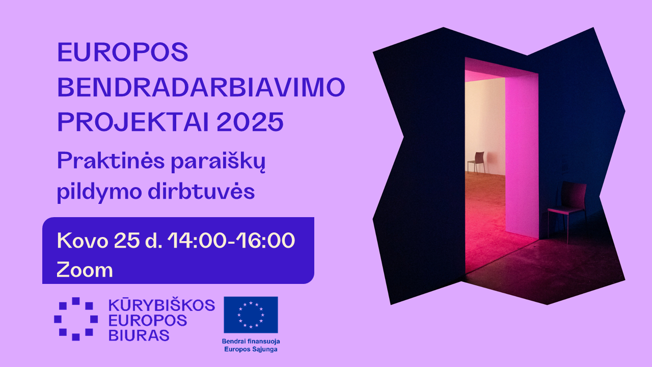 Praktinės paraiškų pildymo dirbtuvės | Europos bendradarbiavimo projektai