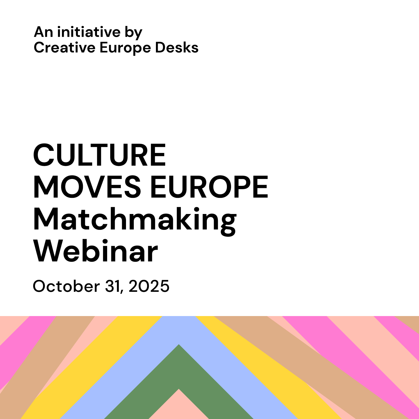 Culture Moves Europe – vebinaras ir partnerių paieškos sesija spalio 31 d.