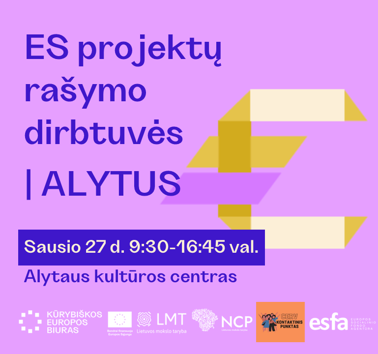 ES projektų rašymo dirbtuvės Alytuje