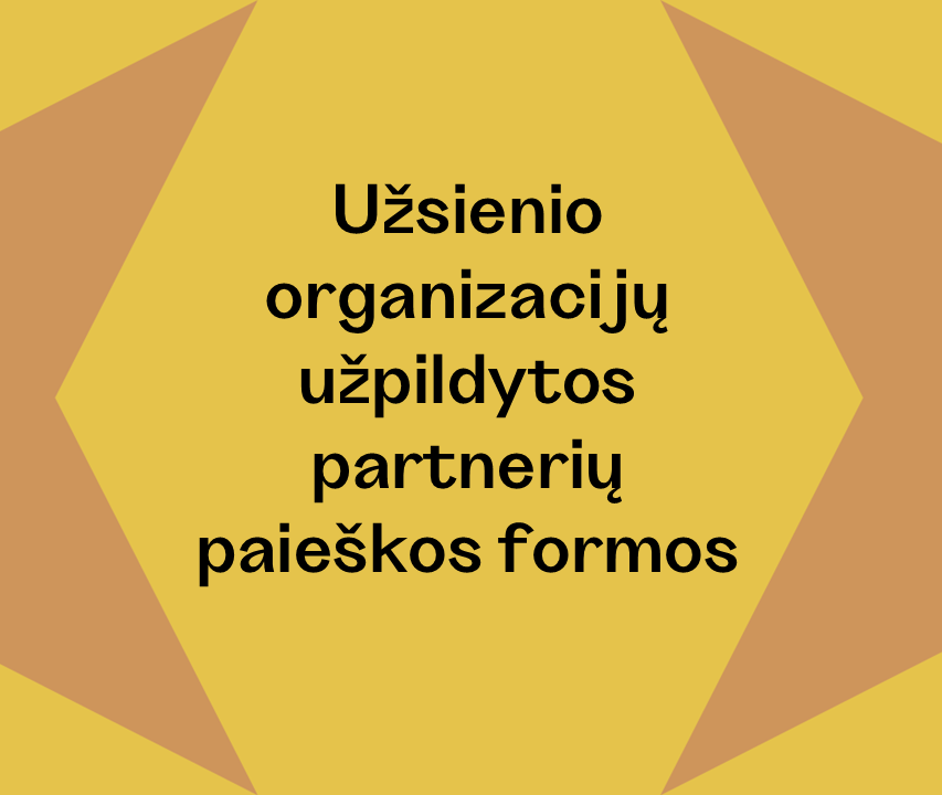 Daugiau nei 40 užsienio kultūros organizacijų ieško partnerių projektams