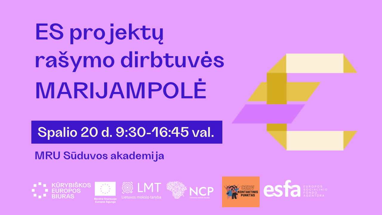 ES projektų rašymo dirbtuvės | MARIJAMPOLĖ