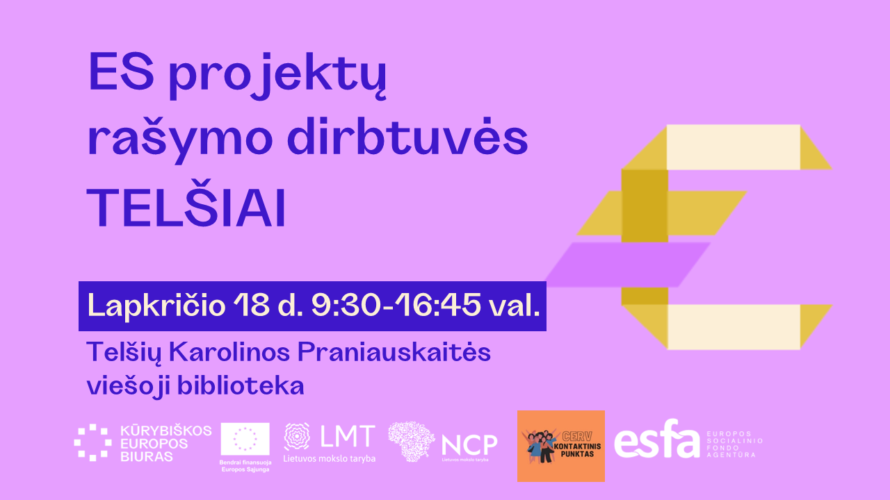 ES projektų rašymo dirbtuvės | TELŠIAI